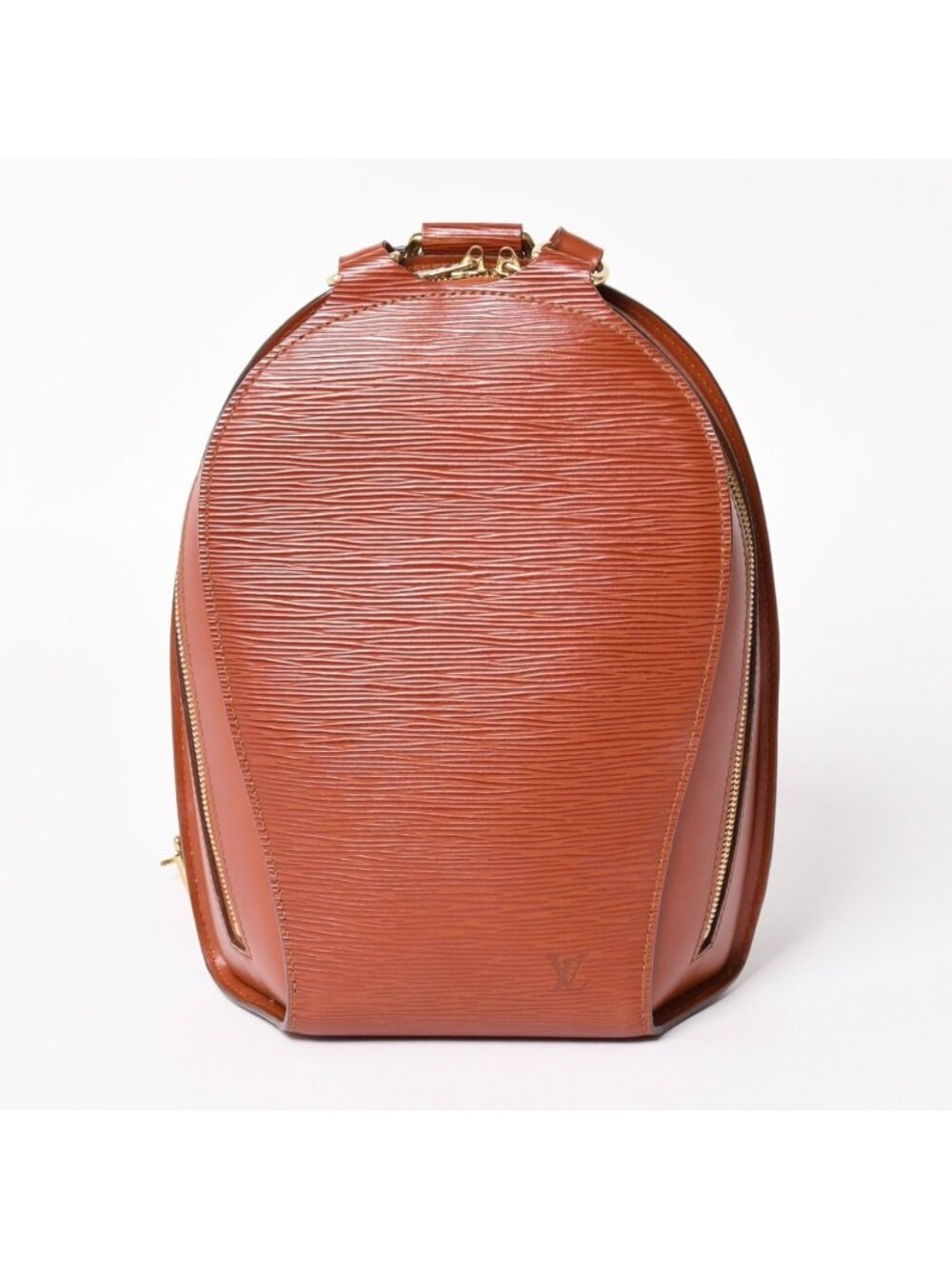 Louis Vuitton Epi Mabillon Kenya Brown Backpack Gold
